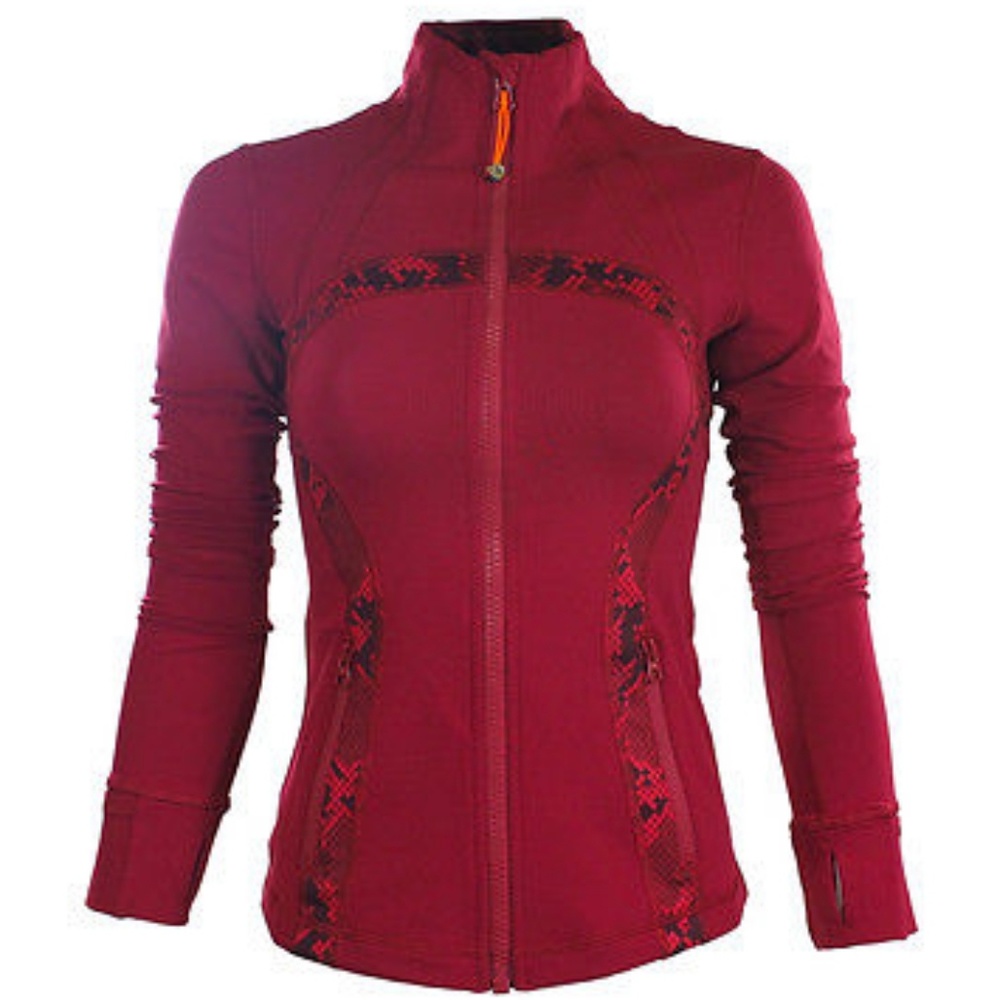LULULEMON DEFINE JACKET 8 CRANBERRY ZIGGY RED